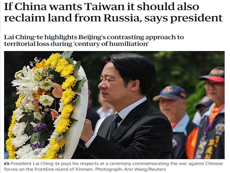 Taiwan’s Attempt To Stir Trouble In Sino-Russo Ties Is Driven By ...